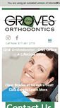 Mobile Screenshot of grovesorthodontics.com